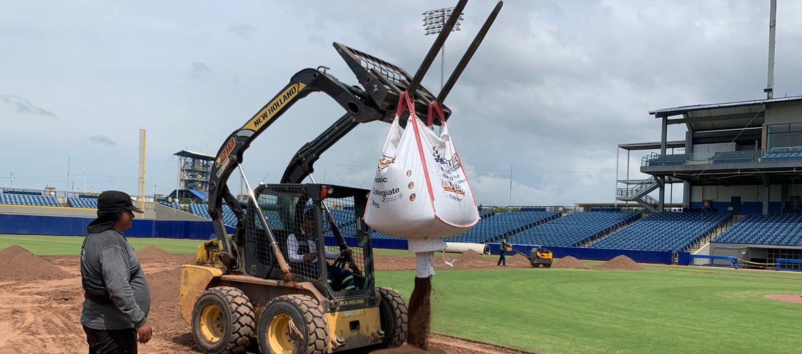 Remodelaciones en el estadio Edgar Rentería. 