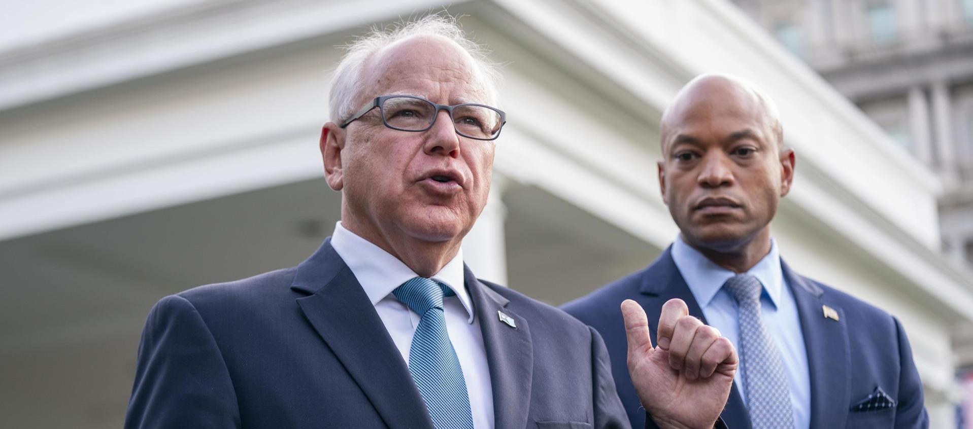 Tim Walz, fórmula vicepresidencial de Kamala Harris.