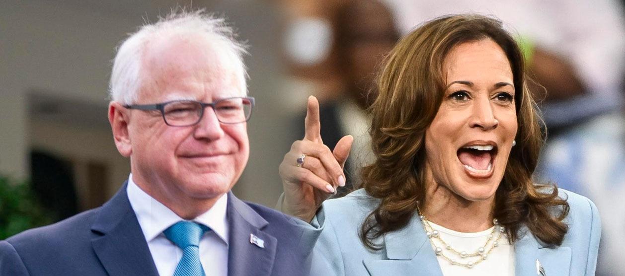 Tim Walz y Kamala Harris.