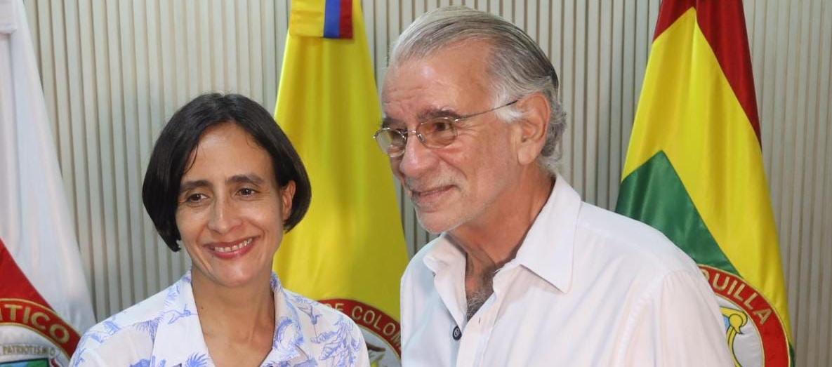 Susana Muhamad y Eduardo Verano.