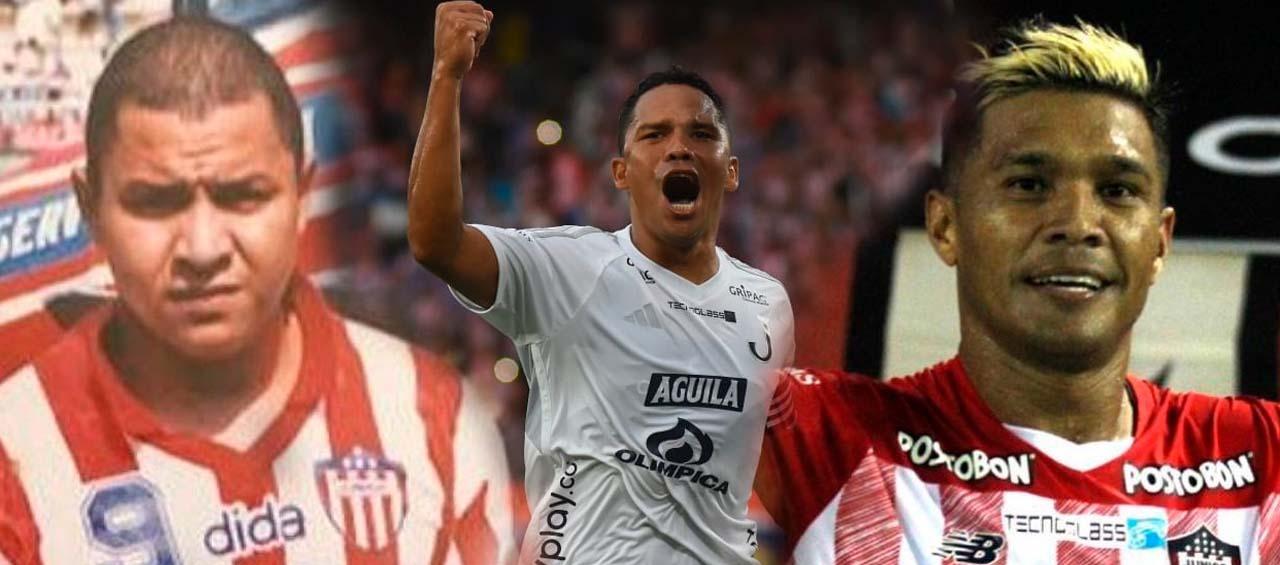 Iván René Valenciano, Carlos Bacca y Teófilo Gutiérrez.