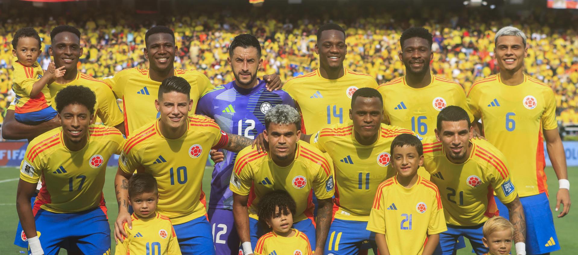 Alineación titular de Colombia.