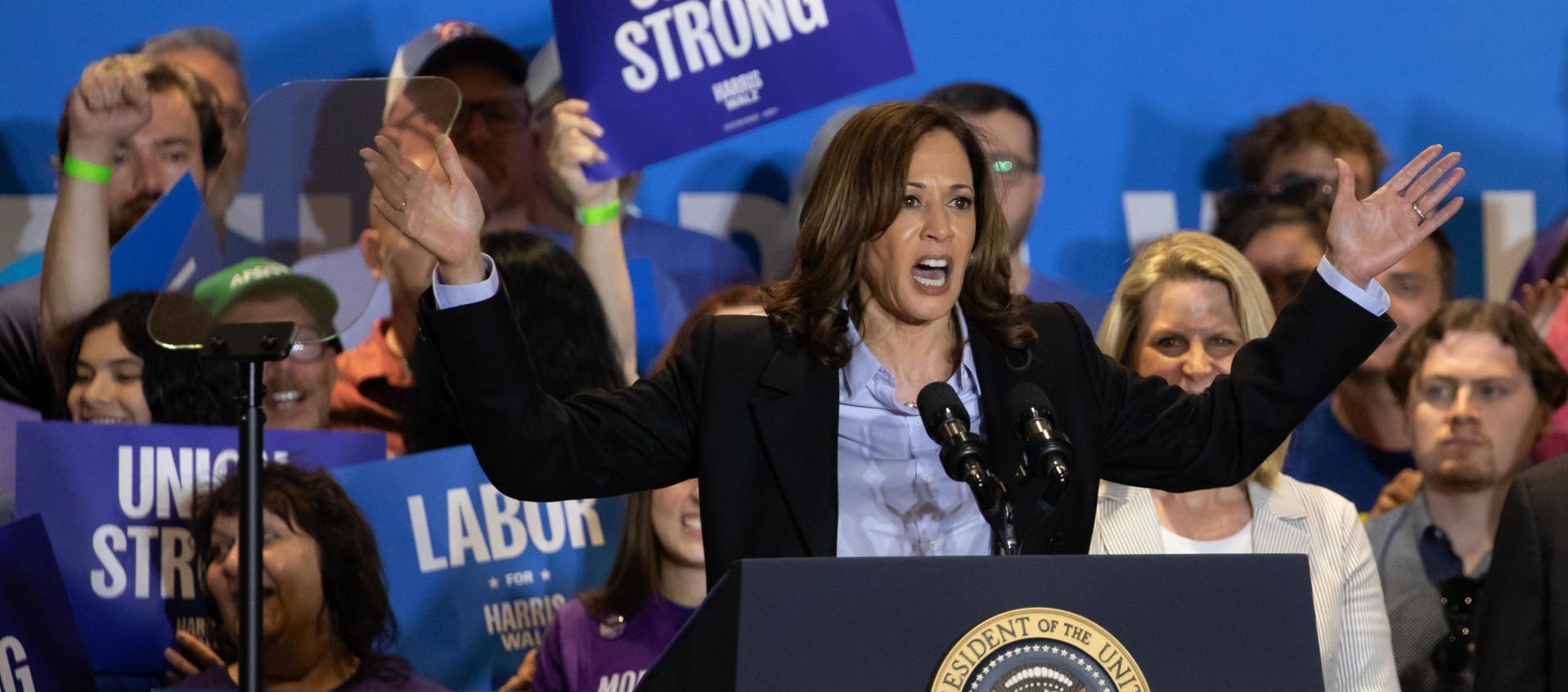 Kamala Harris, candidata demócrata.