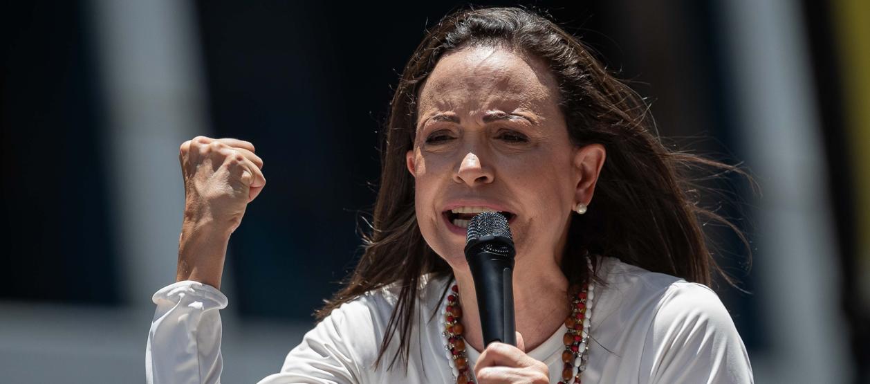 La líder opositora de Venezuela, María Corina Machado.