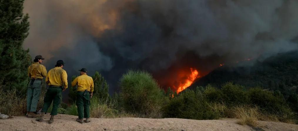 Imagen del incendio.