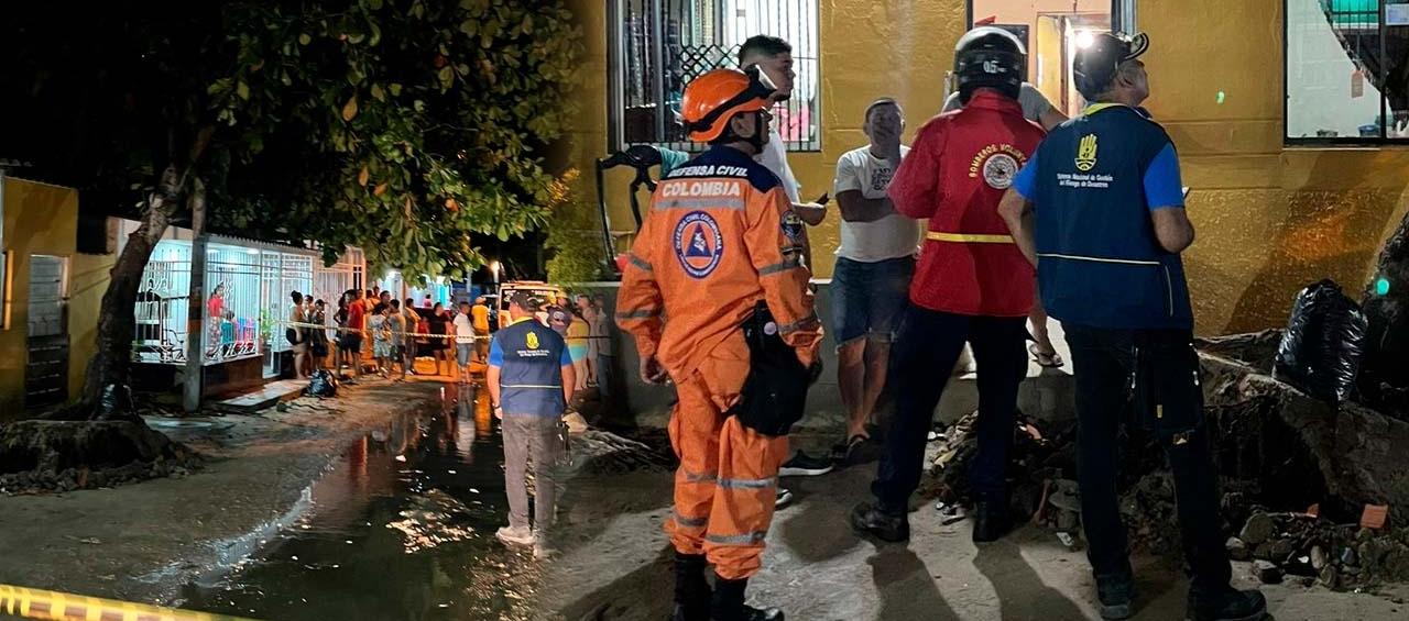 Emergencias por la tormenta en Soledad. 