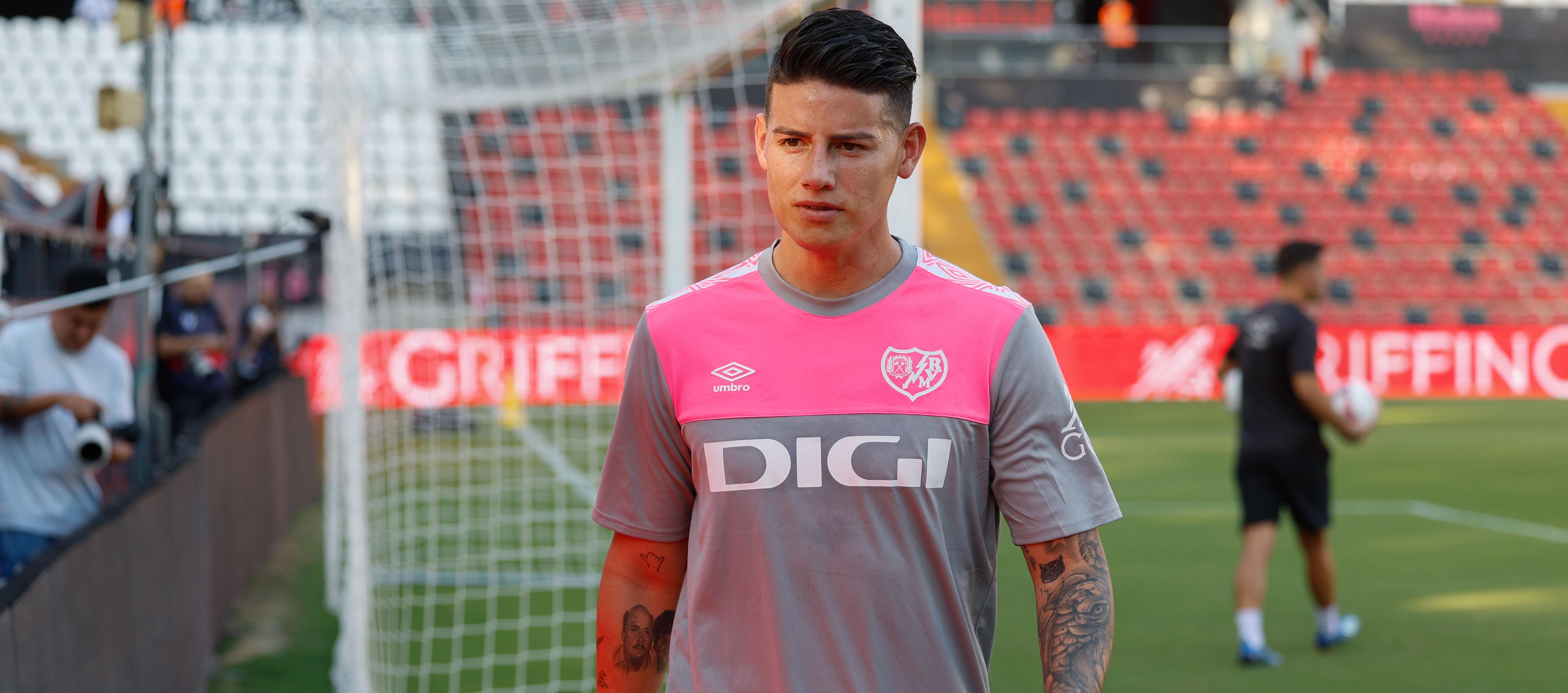 James Rodríguez podría debuetar este lunes contra el Osasuna.