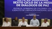 Foto archivo de la mesa de dialogos Gobierno-ELN
