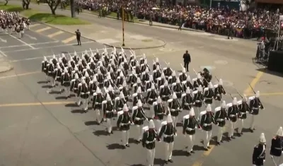Desfile del 20 de Julio en Bogotá