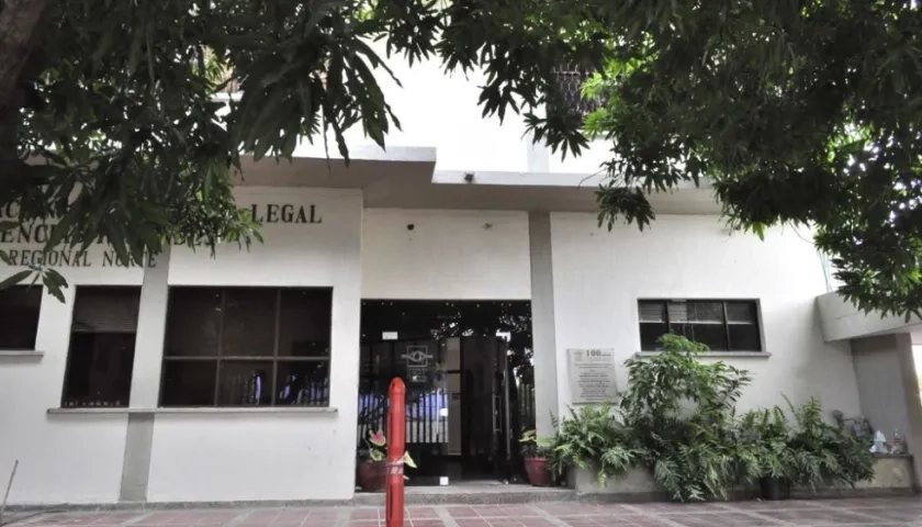 Instalaciones de Medicina Legal, en Barranquilla.