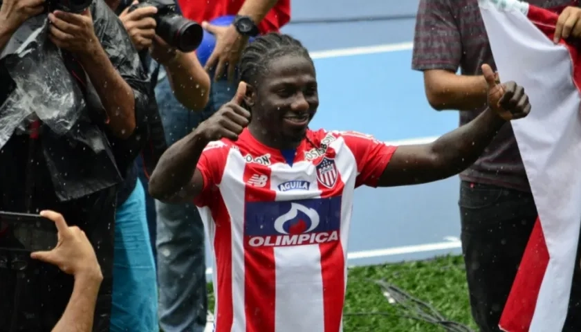 Yimmi Chará, jugador del Junior de Barranquilla.