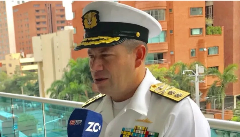 Contraalmirante Juan Ricardo Rozo Obregón, director de la Escuela de Suboficiales ARC Barranquilla.