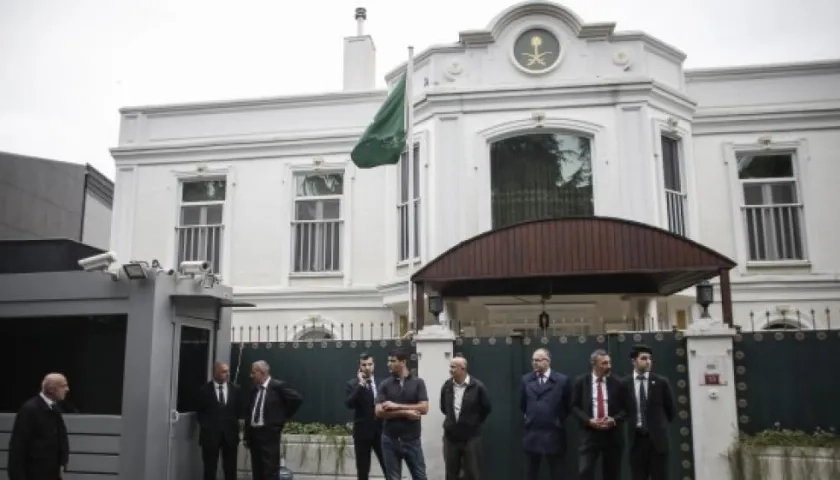 Consulado saudí en Estambul. 