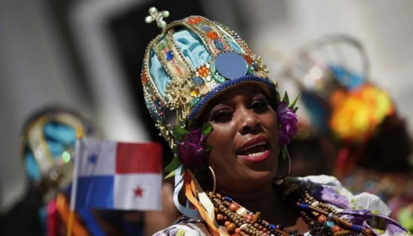 Expresiones rituales y festivas de la cultura Congo de Panamá.