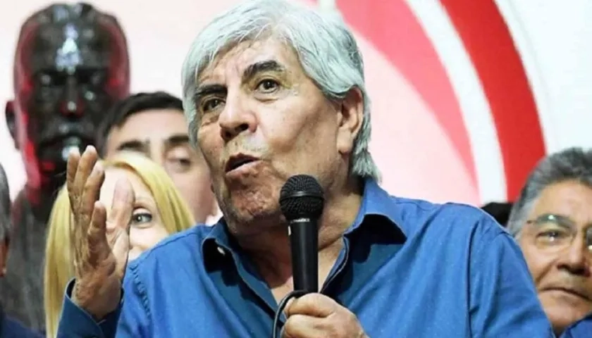 Hugo Moyano, presidente de Independiente.