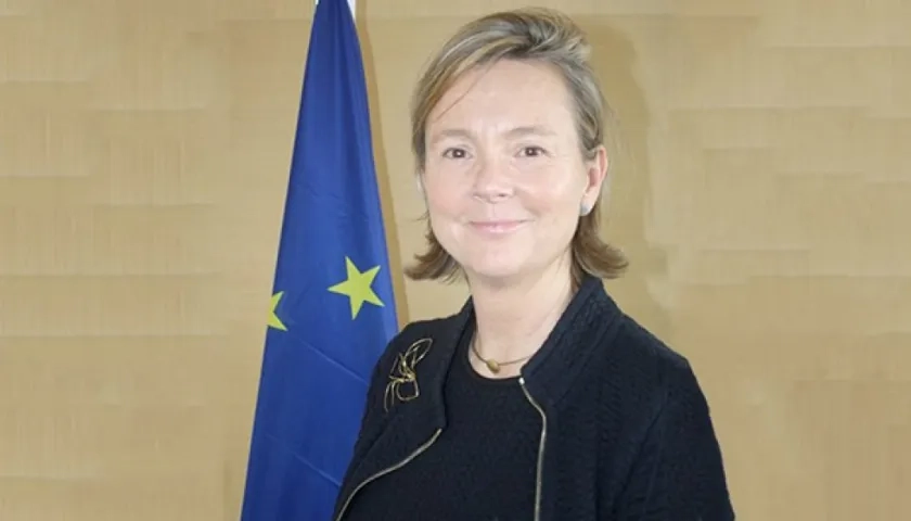 Patricia Llombart Cussac,  embajadora de la UE en Colombia.