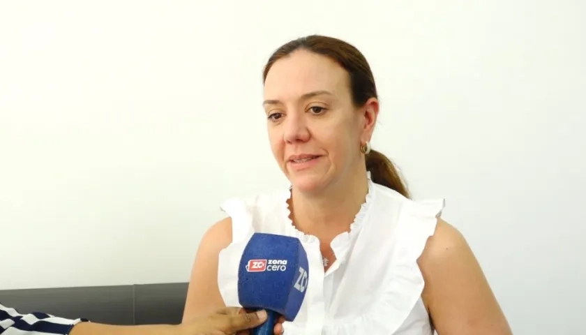 María Elia Abuchaibe, gerente de Camacol Atlántico.