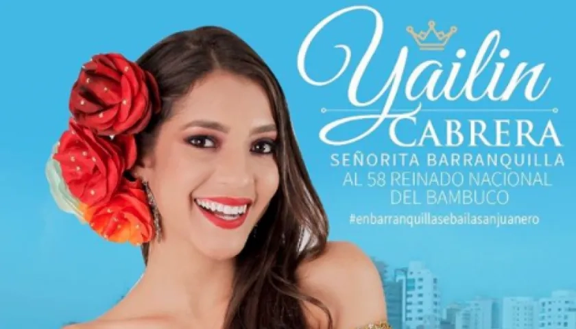 Yailin Cabrera de la Hoz ha sido elegida como nueva virreina en el Reinado Nacional del Bambuco.