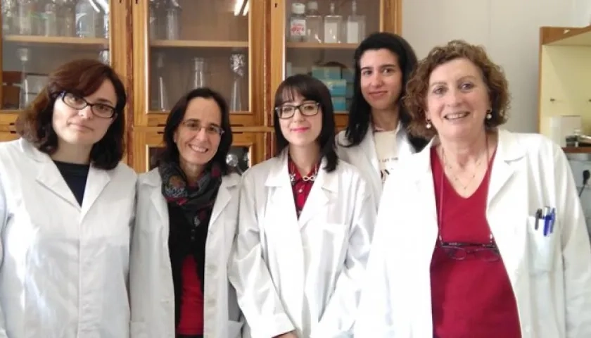 Desde la izquierda: Verónica Hurtado-Carneiro, Carmen Sanz, Pilar Dongil, Ana Pérez-García y Elvira Álvarez.