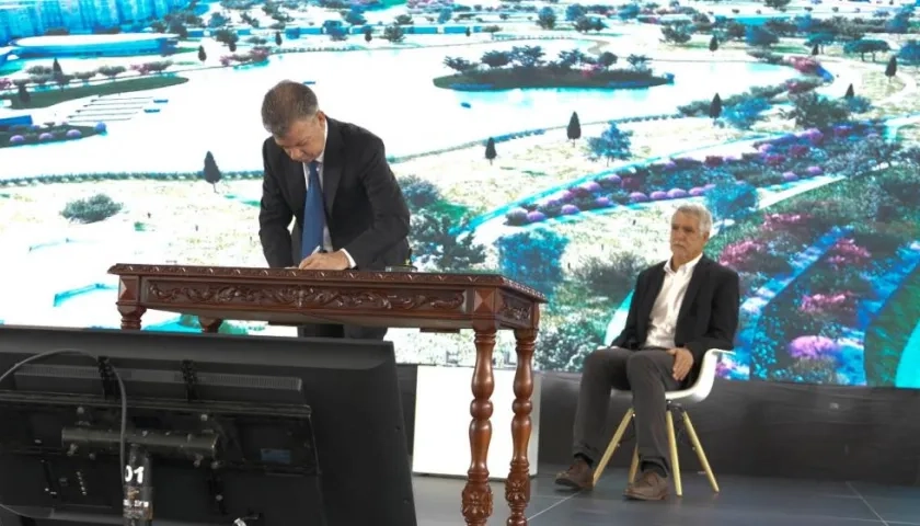 Presidente Santos firmó Decreto de Línea Negra de la Sierra Nevada de Santa Marta