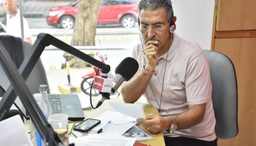 El periodista Jorge Cura, Director de Atlántico en Noticias.