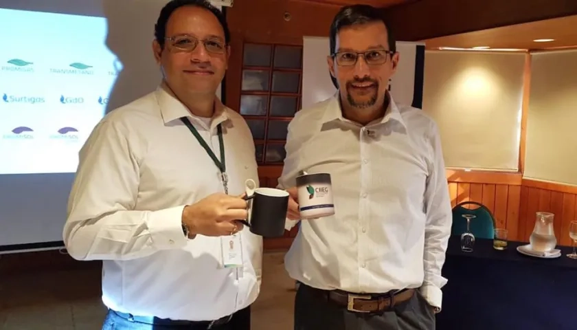 Marcos Sanjuan y Alejandro Villalba, durante la presentación del Centro.