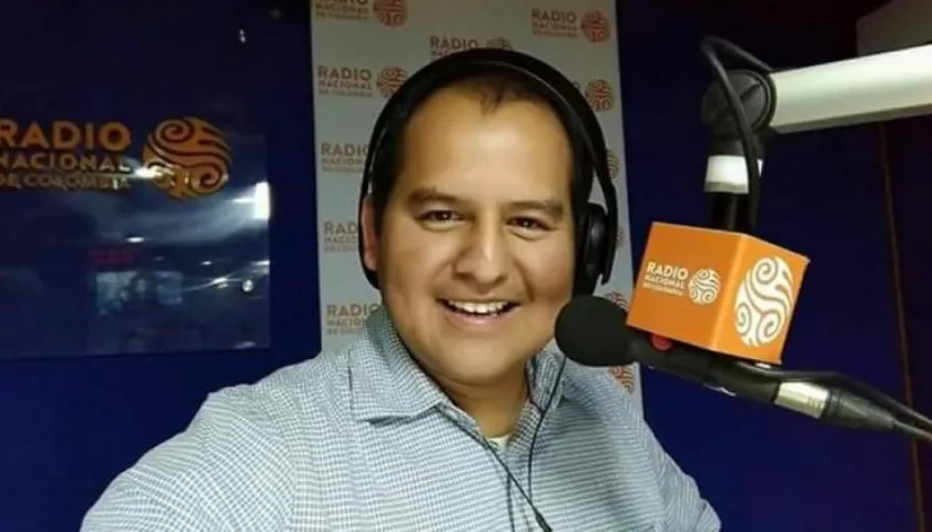 Mauricio Orjuela, periodista fallecido el 18 de agosto de 2018.