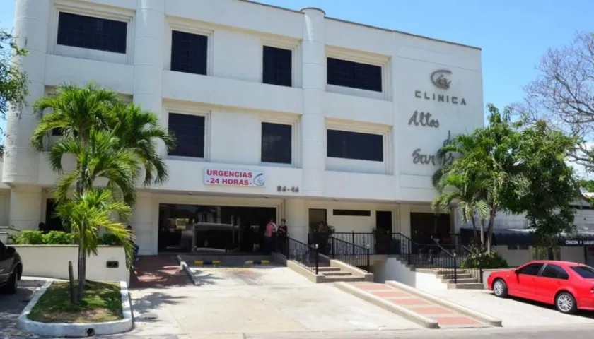 Clínica Altos de San Vicente de Barranquilla.