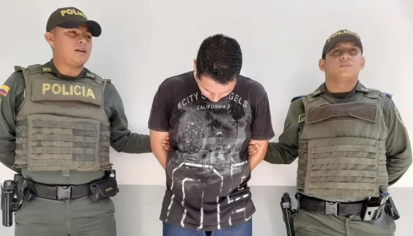 Edinson David Ospina Pérez, preso recapturado.