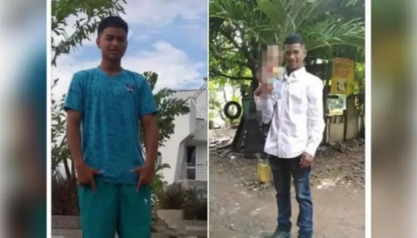 José Enrique Ruiz, de 17 años de edad, y Juan David Martínez, de 15, fallecieron en el accidente en el río Cauca.