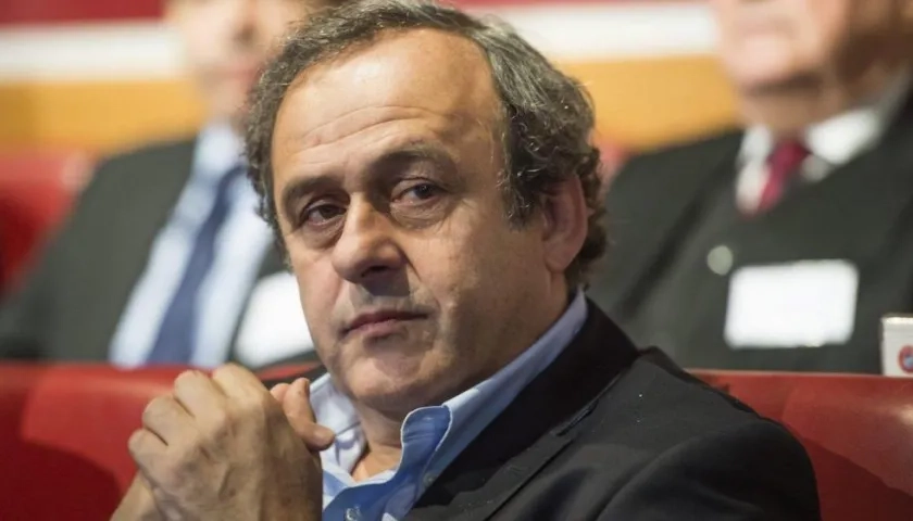 El expresidente de la UEFA Michel Platini.