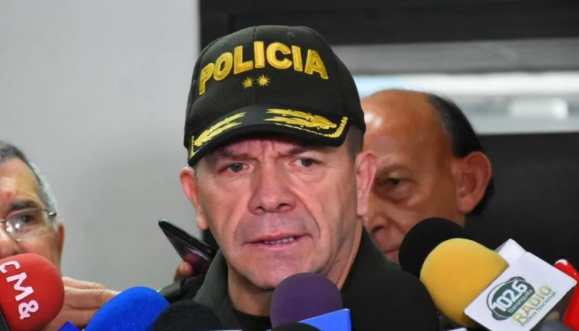 General Ricardo Alarcón, comandante de la Policía Metropolitana.