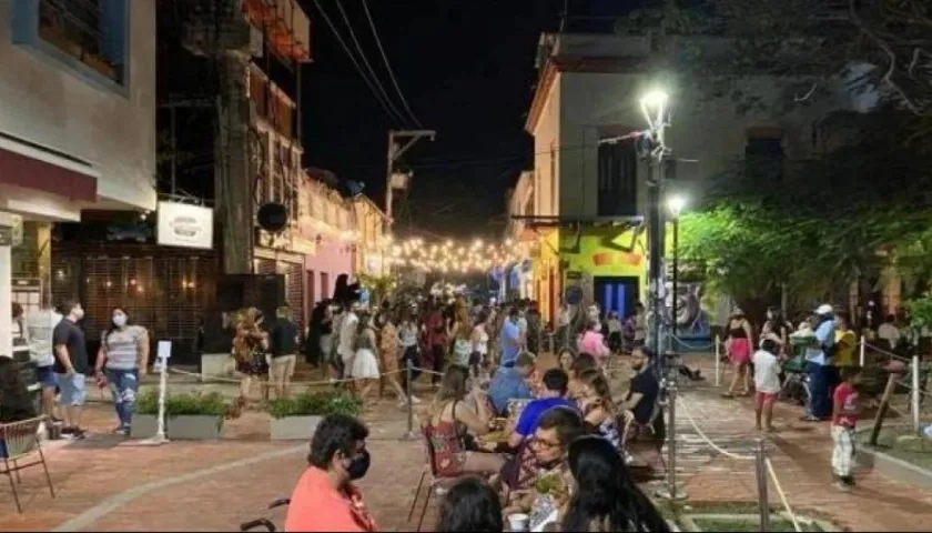 Festejos en Santa Marta.