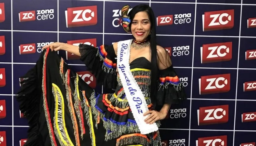 Grizzy Llanos Gamboa, Reina de los Jueces de Paz 2020.