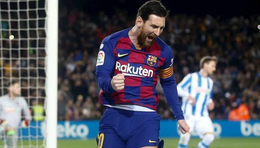 Lionel Messi, jugador argentino. 
