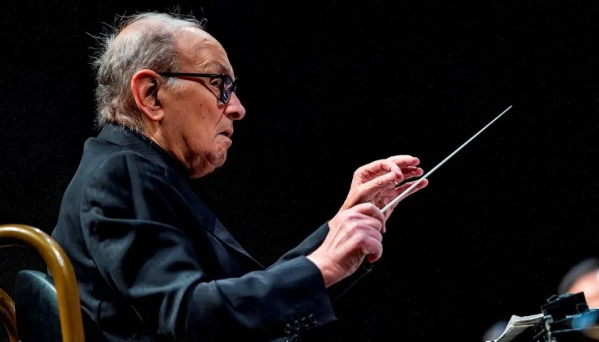 El compositor y director de orquesta italiano Ennio Morricone, fallecido.