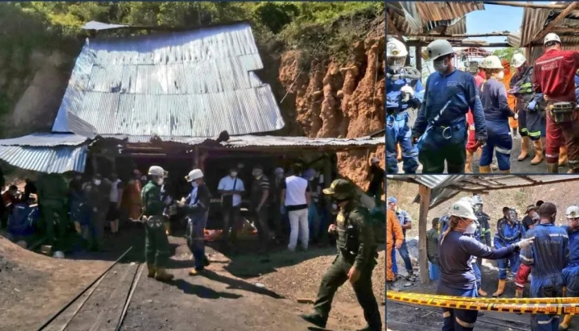Esta es la mina donde ocurrió la explosión en Norte de Santander.