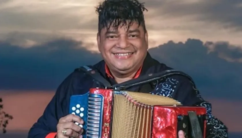Miguel Durán Jr., acordeonero fallecido.