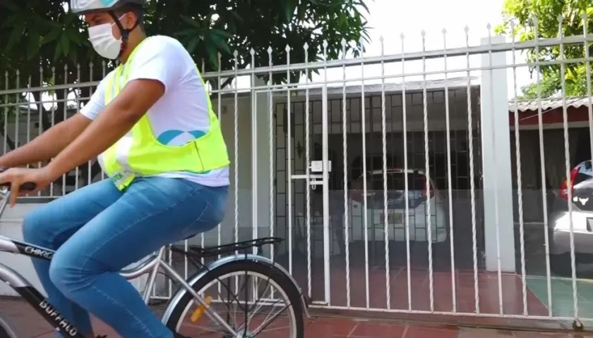 Promoción del uso de la bicicleta en Barranquilla.