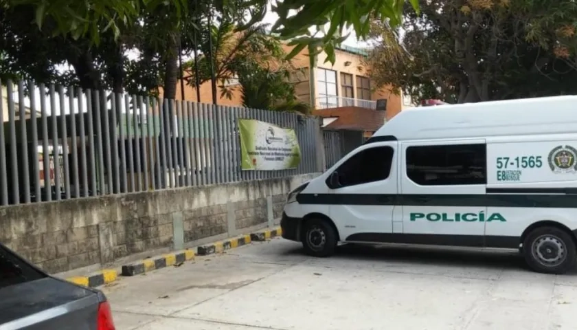 El cuerpo Alan Enrique Teran Cervantes fue llevado a Medicina Legal, en Barranquilla. 