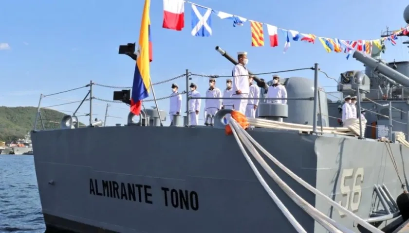En la Base Naval de Jinhae, República de Corea Bandera de Corea del Sur, se llevó a cabo la ceremonia de transferencia de la Corbeta “Almirante Tono” a la  Armada de Colombia .