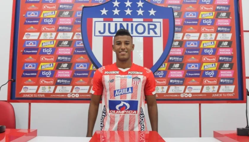 Rubén Manjarrés, nuevo jugador de Junior. 