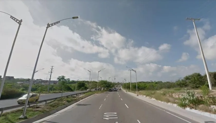 Vía circunvalar de Barranquilla. 