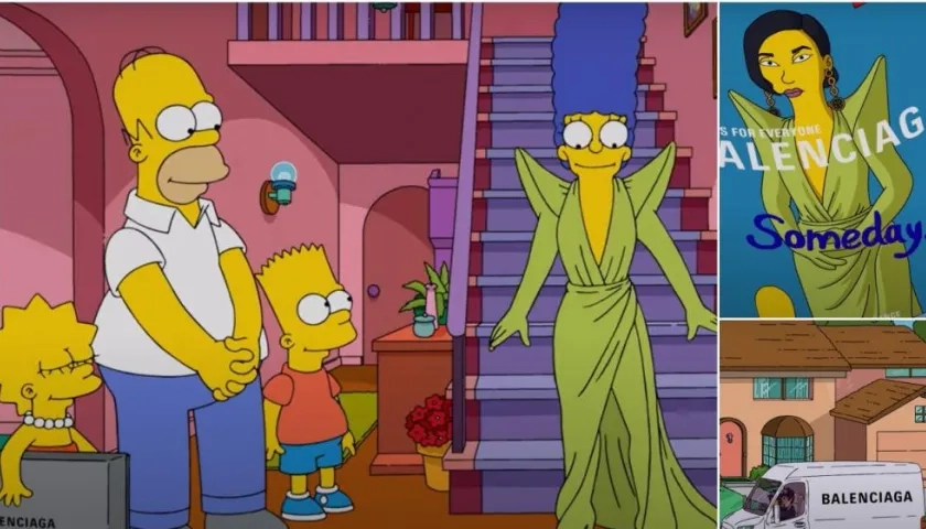 Imágenes del capítulo de Los Simpsons,