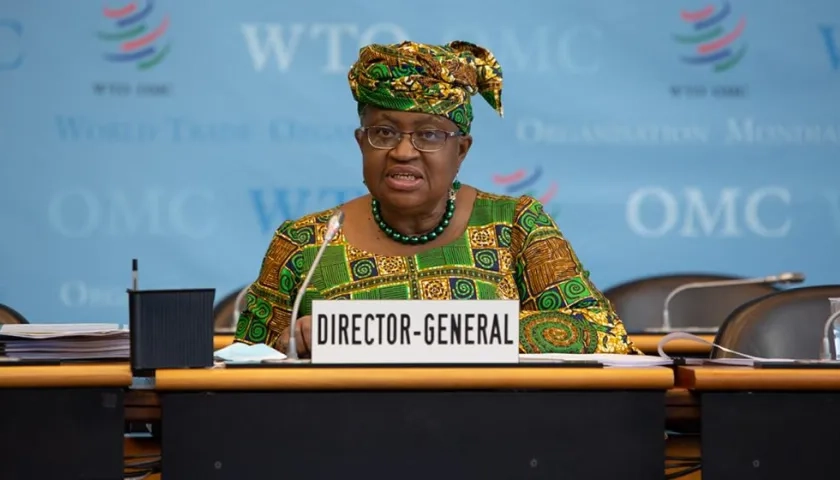 Ngozi Okonjo-Iweala, directora general de la Organización Mundial de Comercio (OMC).