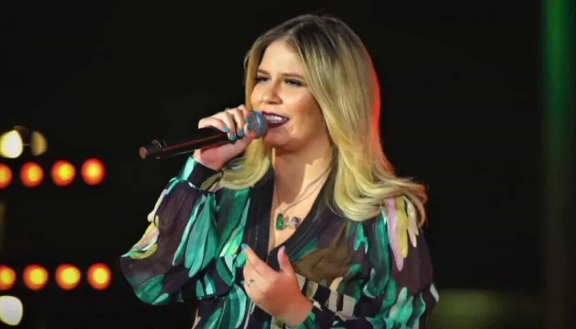 Marília Mendonça, cantante brasileña.
