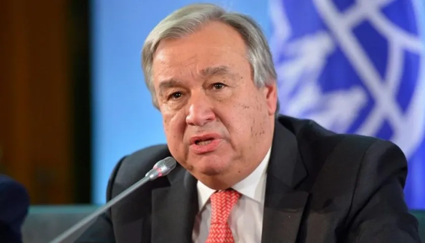 António Guterres, secretario general de la ONU.