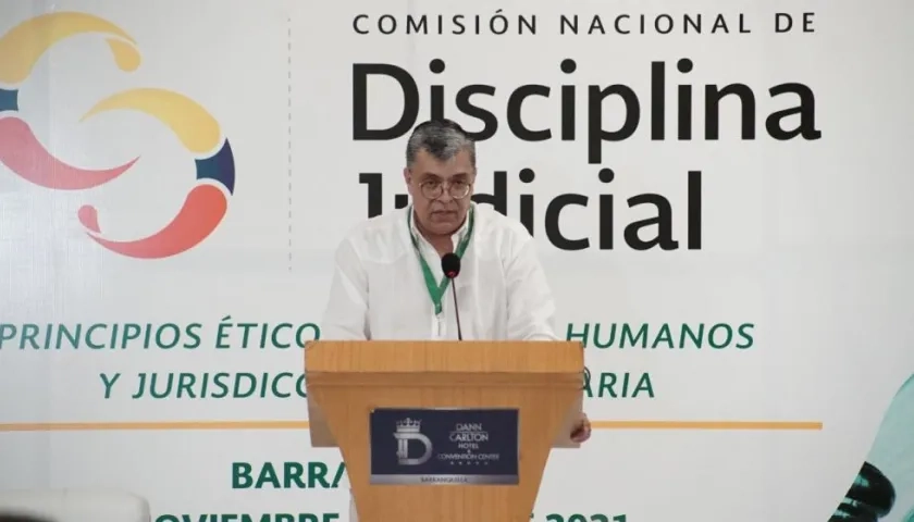 Julio Andrés Sampedro Arrubla, presidente de la  Comisión Nacional de Disciplina Judicial