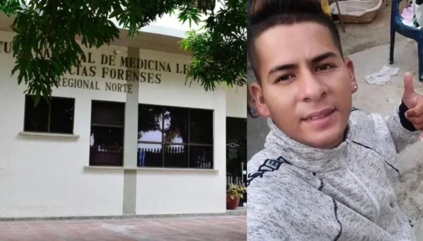 El cuerpo de Yeison David Castellanos Flórez fue llevado a Medicina Legal, en Barranquilla. 