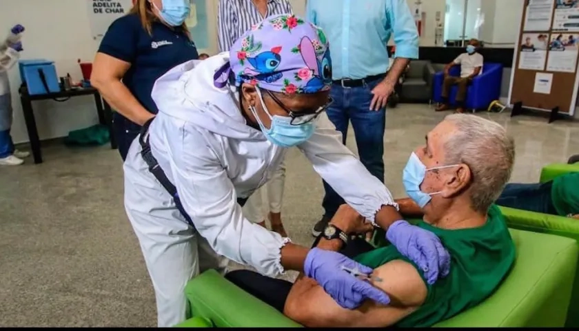 Jornada de vacunación en Barranquilla.